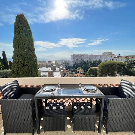 Nice Renting - Cambrai - Luxurious Sea View Terrasse - King Bed - Parking - Ac - Fully Equipped Dış mekan fotoğraf