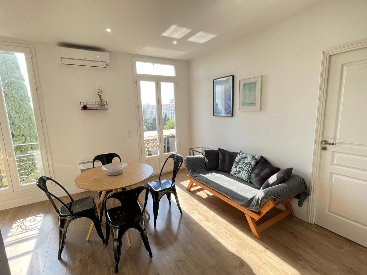 Nice Renting - Cambrai - Luxurious Sea View Terrasse - King Bed - Parking - Ac - Fully Equipped Dış mekan fotoğraf