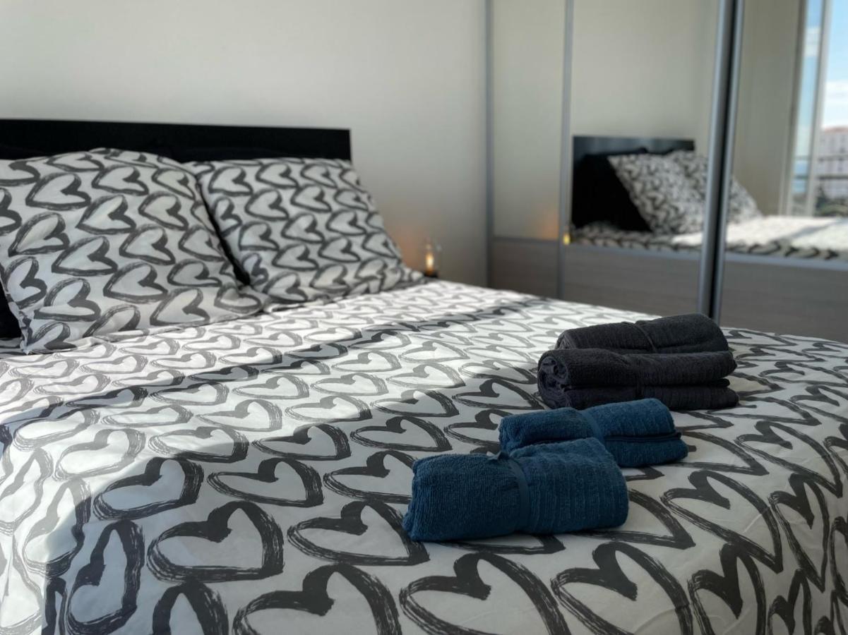 Nice Renting - Cambrai - Luxurious Sea View Terrasse - King Bed - Parking - Ac - Fully Equipped Dış mekan fotoğraf